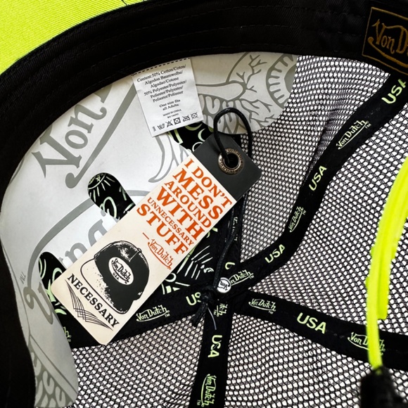 Von Dutch Broken Logo Monogram Trucker - Picture 7 of 8